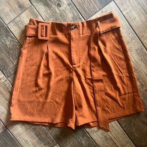 Business high-waisted shorts